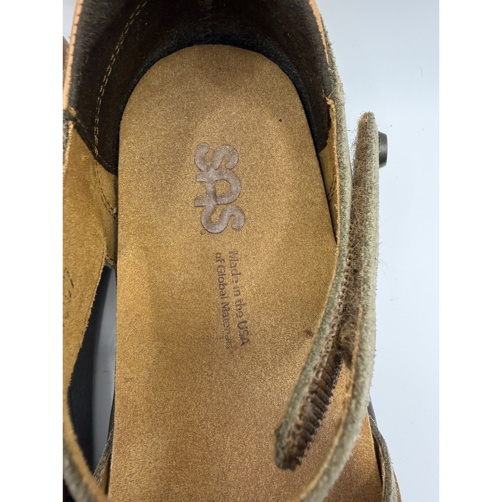 SAS Eden Women's Leather Clogs Mary Jane Platform Leather shoes Sz 9 Comfort - Picture 4 of 8